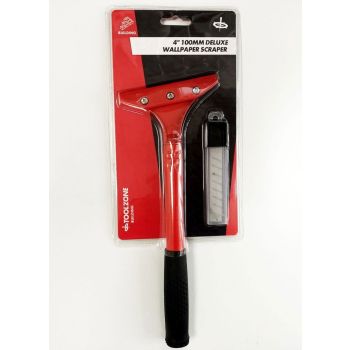 WALLPAPER SCRAPER 4" WITH 5 BLADES METAL BODY - TOOLZONE KDPDC185