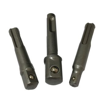 SDS PLUS SOCKET DRIVER SET 3PC 1/4" 3/8" 1/2" - TOOLZONE KDPSD280