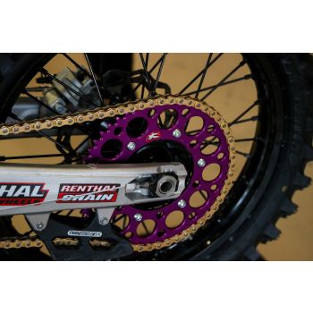 REAR SPROCKET ALLOY RENTHAL, ULTRALITE 123U-520-50GYPE PURPLE