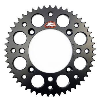 REAR SPROCKET BLACK ALLOY RENTHAL 49T, 2025 GASGAS/HUSQVARNA/KTM, ULTRALITE 518U-420-49GPBK
