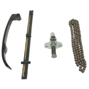CAM CHAIN & GUIDES & ADJUSTER 4pcs KIT SUZUKI, GS125 GN125 DF125 DR125 GZ125 TU125 DR-Z 125 GS GN DR TU 125 MARAUDER