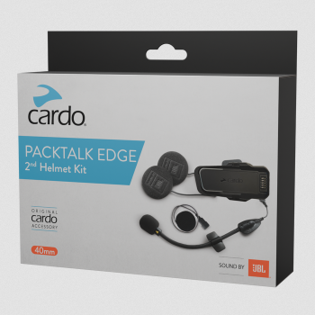 CARDO PACKTALK EDGE 2ND HELMET KIT, TRACK COMMUNICATION, WIRELESS