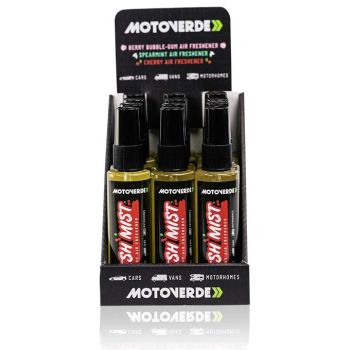 75ml x 12 Motoverde Cherry Fresh Mist Super Concentrated Air Freshener Counter Display Pack