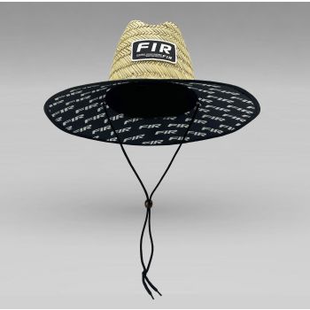 SHORESIDE STRAW HAT - FIR TEXT PATCH - ONE SIZE