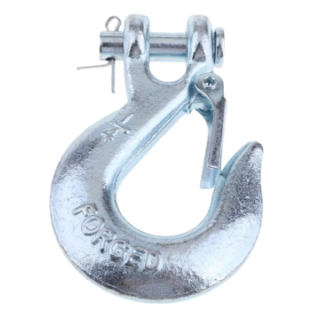 WINCH CABLE HOOK CLEVIS 1/4" 6mm 6000LB 2700KG 2.7 TONNE