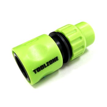 WATER STOP CONNECTOR WITH HOSE PROTECTOR - TOOLZONE KDPGD175