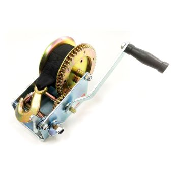 STRAP BOAT WINCH 2000lb 2" x 8m WEBBING TWO SPEED - TOOLZONE KDPTD065
