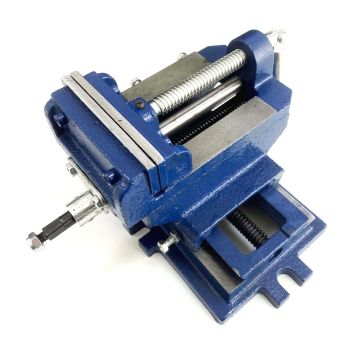 CROSS SLIDE VICE 4" 94mm JAW OPENING 104mm JAW WIDTH - TOOLZONE KDPVC016