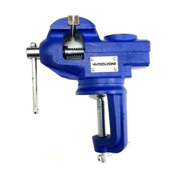 SWIVEL TABLE VICE 2" 50mm JAW WIDTH 60mm MAX OPENING - TOOLZONE KDPVC035