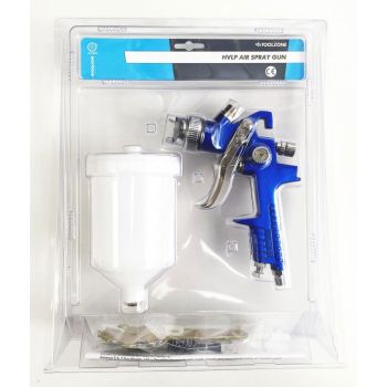 HVLP AIR PAINT SPRAY GUN NOZZLE 1.4mm CONTAINER 600ml - TOOLZONE KDPAT031