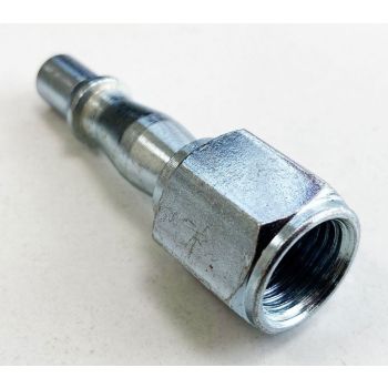 AIR FITTING 1/4" BSP FEMALE NICKEL PLATED CARBON STEEL - TOOLZONE KDPAT042
