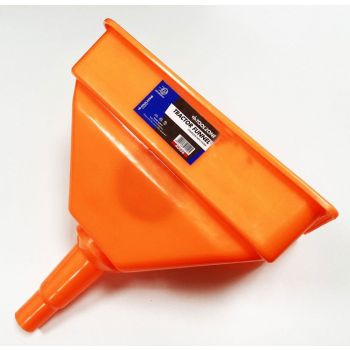 TRACTOR FUNNEL LARGE RECTANGULAR WITH FILTER 275mm x 190mm - TOOLZONE KDPAU056