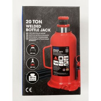 BOTTLE JACK 20 TON min height 242mm max height 452mm - TOOLZONE KDPAU151