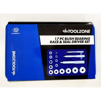 BUSH BEARING RACE AND SEAL DRIVER SET 17pc 10-42mm - TOOLZONE KDPAU366