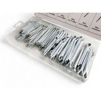 COTTER PIN ASSORTMENT LARGE 144pc IN STORAGE BOX - TOOLZONE KDPHW185