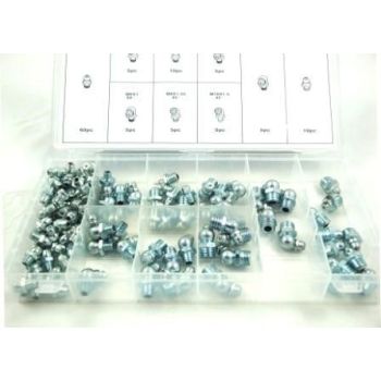 GREASE NIPPLE ASSORTMENT 110pc IN STORAGE BOX - TOOLZONE KDPHW186