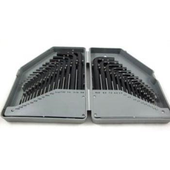 HEX KEY SET METRIC AND AF 30pc IN CASE LONG AND SHORT ARM - TOOLZONE KDPHX023