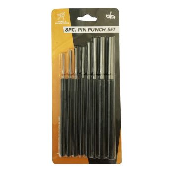 PIN PUNCH SET 8PC 3/32" TO 3/8" - TOOLZONE KDPPN140