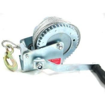 BOAT WINCH 1200lb 20m ROPE 5mm DIAMETER - TOOLZONE KDPTD023