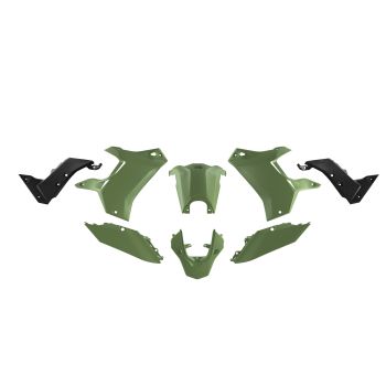 PLASTIC KIT YAMAHA T7 19-24, GREEN/BLACK, RTECH R-KITT70-VN2-024