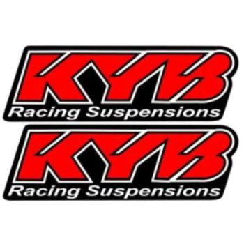KYB RED Fork Sticker 1 Pair Reflective Suspension Decal
