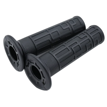 LOCK-ON RUBBER HANDLEBAR GRIPS BLACK SURRON LIGHT BEE S LIGHT BEE X