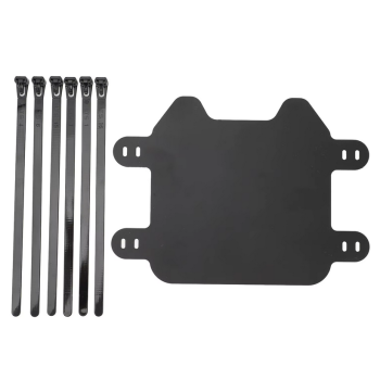 FRONT NUMBER PLATE MATTE BLACK ABS SURRON LIGHT BEE S LIGHT BEE X