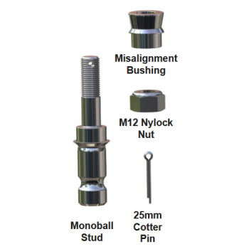 REPLACEMENT UNIBALL STUD KIT MBS-017