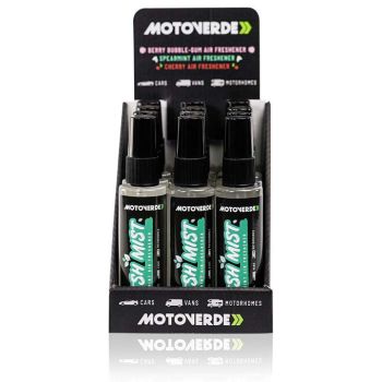 75ml x 12 Motoverde Spearmint Fresh Mist Super Concentrated Air Freshener Counter Display Pack