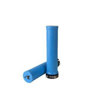 BIKE BICYCLE LOCK ON GRIPS - LIGHT BLUE - RTECH B-MPRBIKECL20