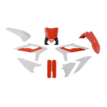 PLASTIC KIT 7 PC BETA RED WHITE RTECH R-KITBET-OEM-626