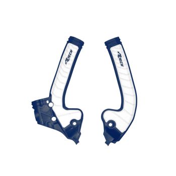 GRIPPY FRAME GUARD KTM SX 85 2018-24, HUSKY TC 85 2018-24, GASGAS MC 85 2021-24, BLUE/WHITE, R-TECH R-PRTKTMBLBN5