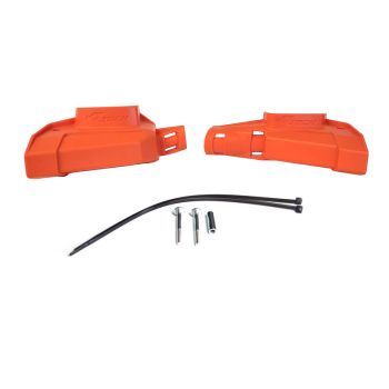 BREMBO MASTER CYLINDER PROTECTOR GUARDS ORANGE RTECH R-PRTPUMPAR06