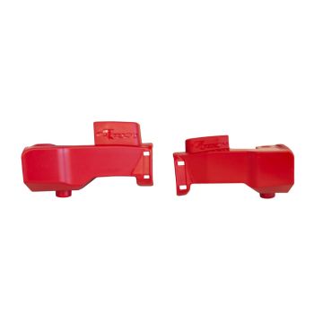 BRAKTEC MASTER CYLINDER PROTECTOR GUARDS RED RTECH R-PRTPUMPRG01