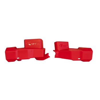 NISSIN KX/CRF MASTER CYLINDER PROTECTOR GUARDS RED RTECH R-PRTPUMPRS02