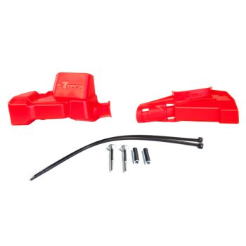 NISSIN BREMBO BETA MASTER CYLINDER PROTECTOR GUARDS RED RTECH R-PRTPUMPRS05