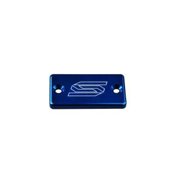 FRONT BRAKE RESERVOIR COVER BLUE 93-26 KAWASAKI SUZUKI YAMAHA KX KLX RM RM-Z RMX YZ WR SCAR 1801B
