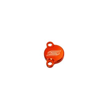 REAR BRAKE RESERVOIR COVER ORANGE 03-26 KTM SX-E SX FREERIDE 5 50 65 85 250 350 SCAR 5900