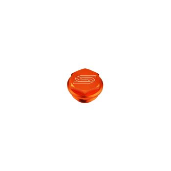 REAR BRAKE RESERVOIR COVER ORANGE 04-26 KTM SX EXC XC 125-525 SCAR 5901