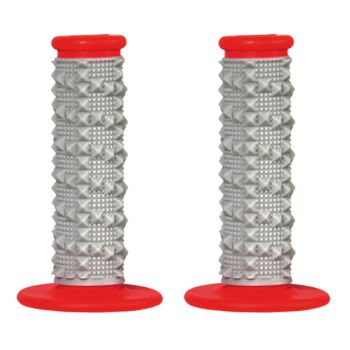 DUAL DENSITY GRIPS RED X2R DIAMOND HALF WAFFLE SOFT COMPOUND SCAR GDDR