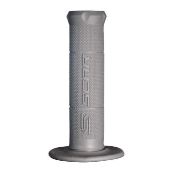 SINGLE DENSITY MX GRIPS GREY SOFT COMPOUND DIAMOND HALF WAFFLE SCAR GOSG