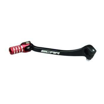 GEAR SHIFT LEVER RED TIP 17-26 HONDA CRF 250 450 L R RL RWE RX X ALUMINIUM 700-MKE-305 SCAR GSL121