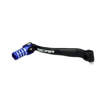 GEAR SHIFT LEVER BLACK BLUE TIP 99-26 YAMAHA YZ 65 85 FORGED ALUMINIUM SCAR GSL408