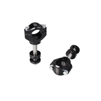OVERSIZE BAR MOUNTS BLACK 99-26 HONDA CR CRF 125 250 450 28.6mm 30 35 40 45mm STOCK CLAMPS SCAR P62