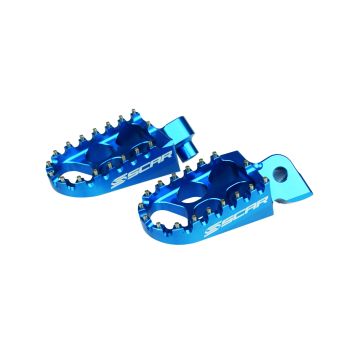 STANDARD FOOTPEGS BLUE 97-26 ALTA REDSHIFT FANTIC XE XX XEF XXF YAMAHA YZ WR TENERE 48mm SCAR S1211B