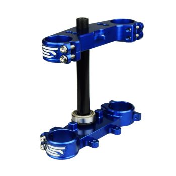 TRIPLE CLAMPS BLUE YZ 65 85 OFFSET 25mm SCAR S1422