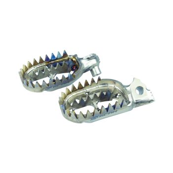 FOOTPEGS GRIPPER 97-26 ALTA FANTIC YAMAHA REDSHIFT XE XX YZ WR TENERE TITANIUM 60mm WIDE SCAR S1516