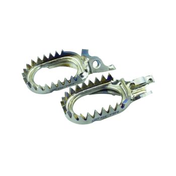 TITANIUM ANTI-MUD FOOTPEGS 02-26 HONDA CR CRF AFRICA TWIN 125 150 250 300 450 1000 1100 SCAR S2516AM