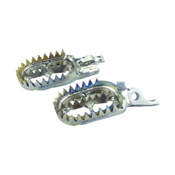 TITANIUM FOOTPEGS GRIPPER 06-26 KAWASAKI KX 250 450 F X 60mm WIDE 27 TEETH SCAR S3516
