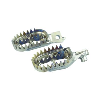 TITANIUM FOOTPEGS GRIPPER 08-26 SUZUKI RM-Z RMX-Z 250 450 60mm WIDE SCAR S4516